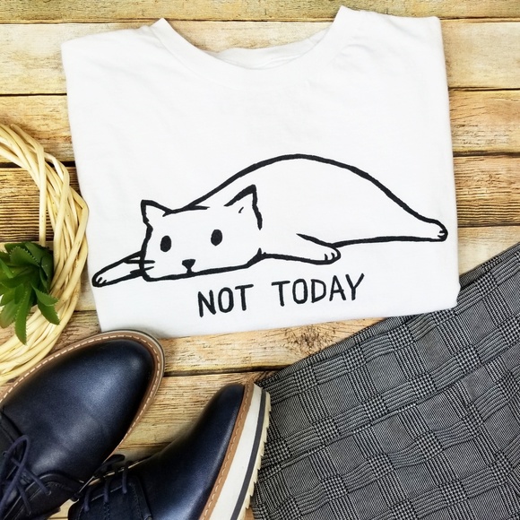 Black Matter Tops - Not Today White Tee